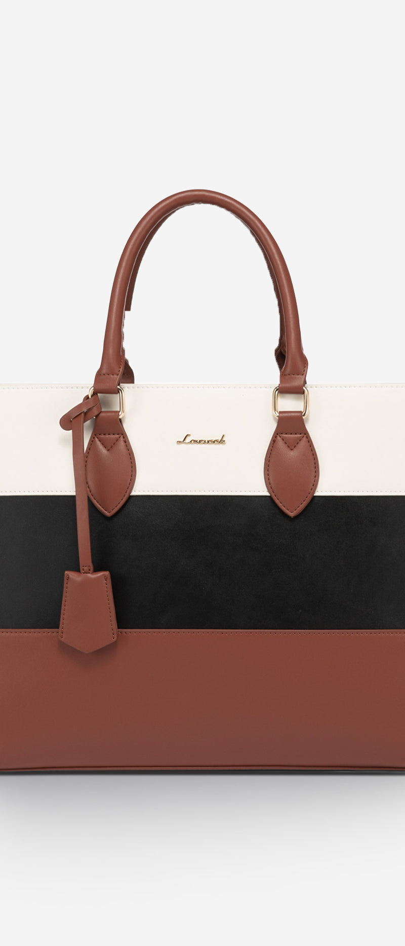 LOVEVOOK 2Pcs Colorblock Laptop Tote Bag, 15.6" 17.3"