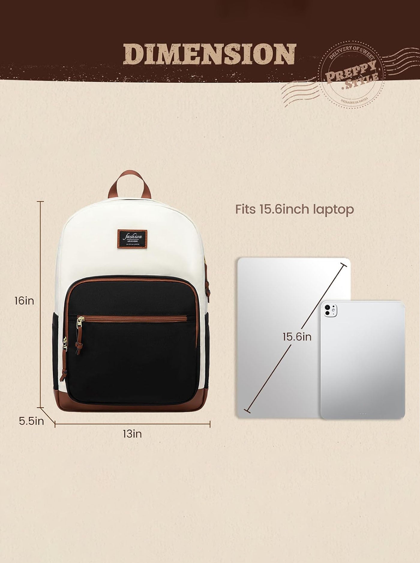 LOVEVOOK Laptop Backpack 15.6