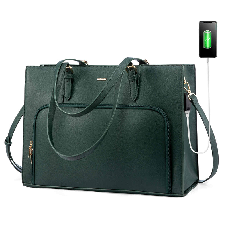 LOVEVOOK Laptop Shoulder Bag for Women, Fit 15.6 inch