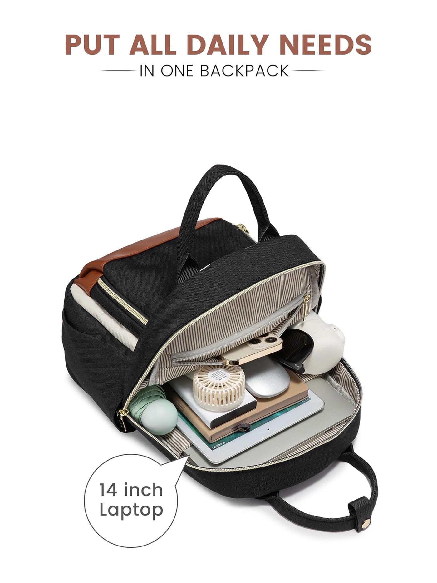 best small backpack for 14 inch laptop LOVEVOOK Mini Fashion Kids 14