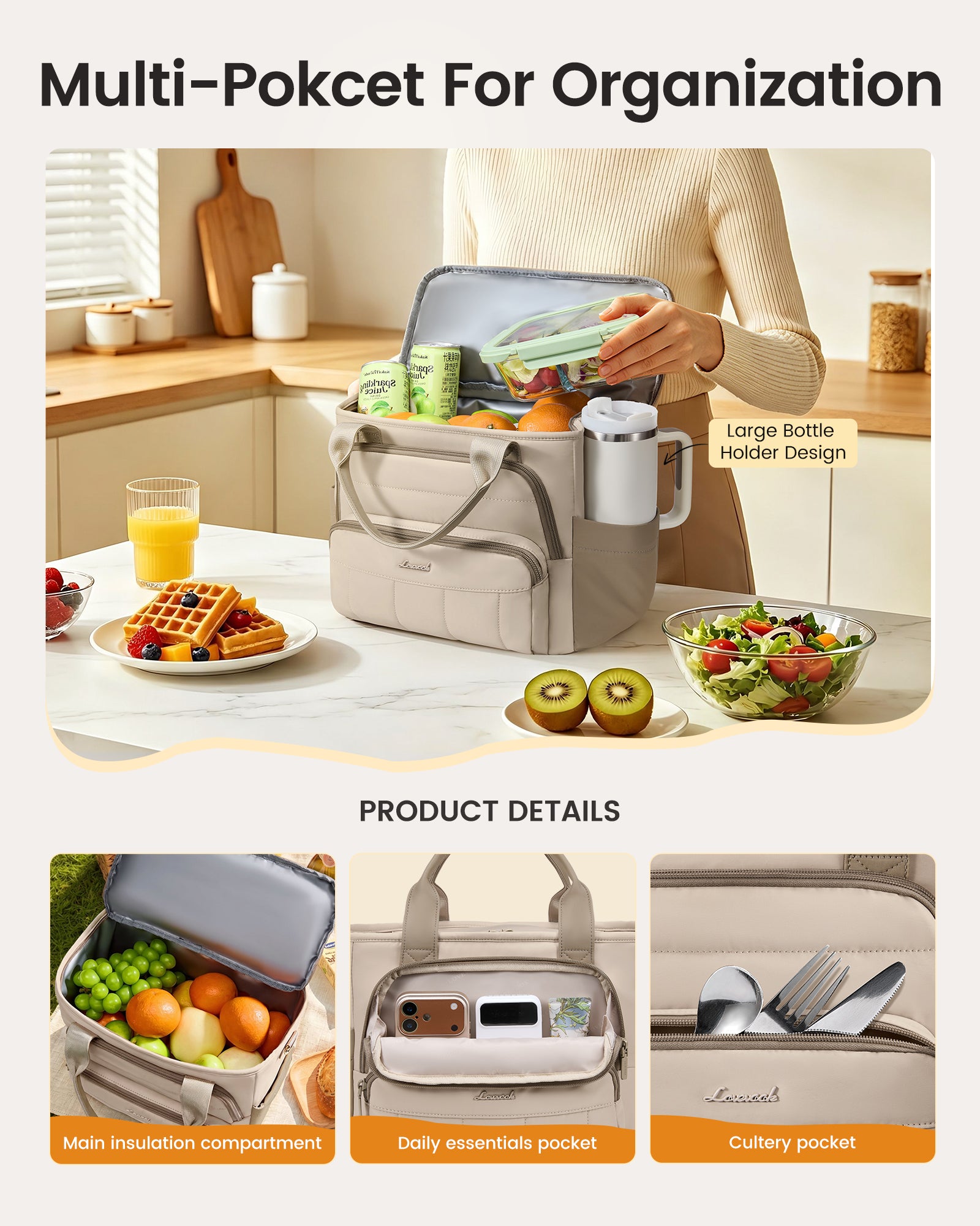 Puffer Lunch Bag 13L/18L,5769