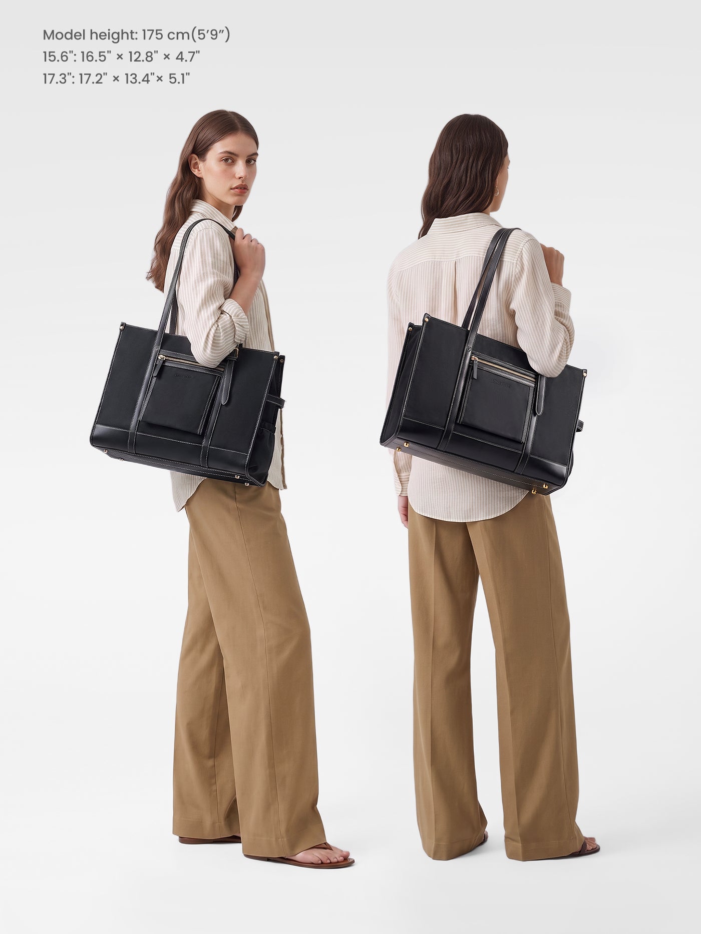 The Anchor Collection Tote Bag, C0004, Black