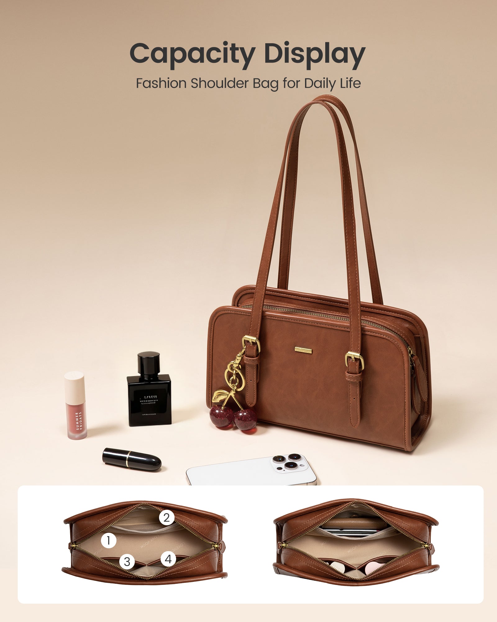 Swing Zip Shoulder Bag