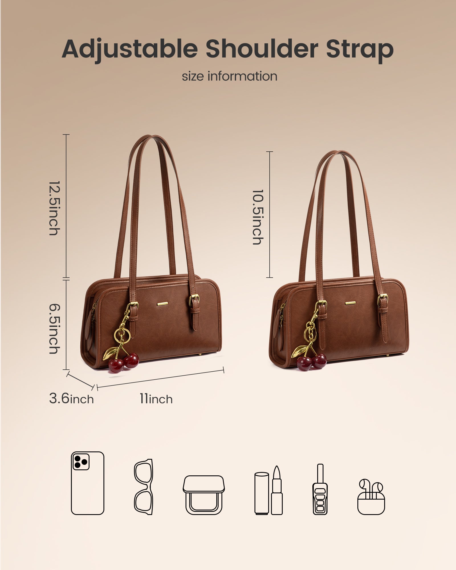 Swing Zip Shoulder Bag