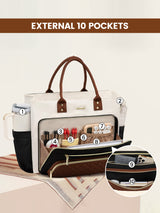 Multi-Pocket Laptop Tote Bag , 15.6" 17.3"