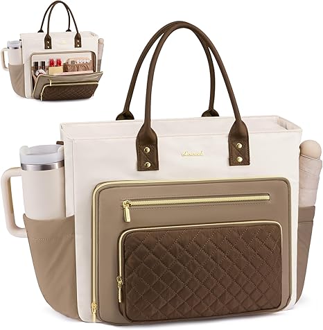 Multi-Pocket Laptop Tote Bag , 15.6" 17.3"