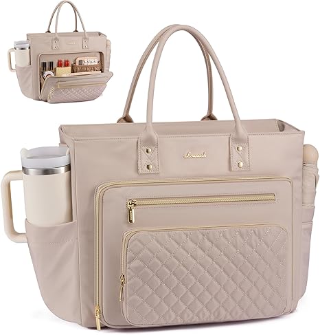 Multi-Pocket Laptop Tote Bag , 15.6" 17.3"