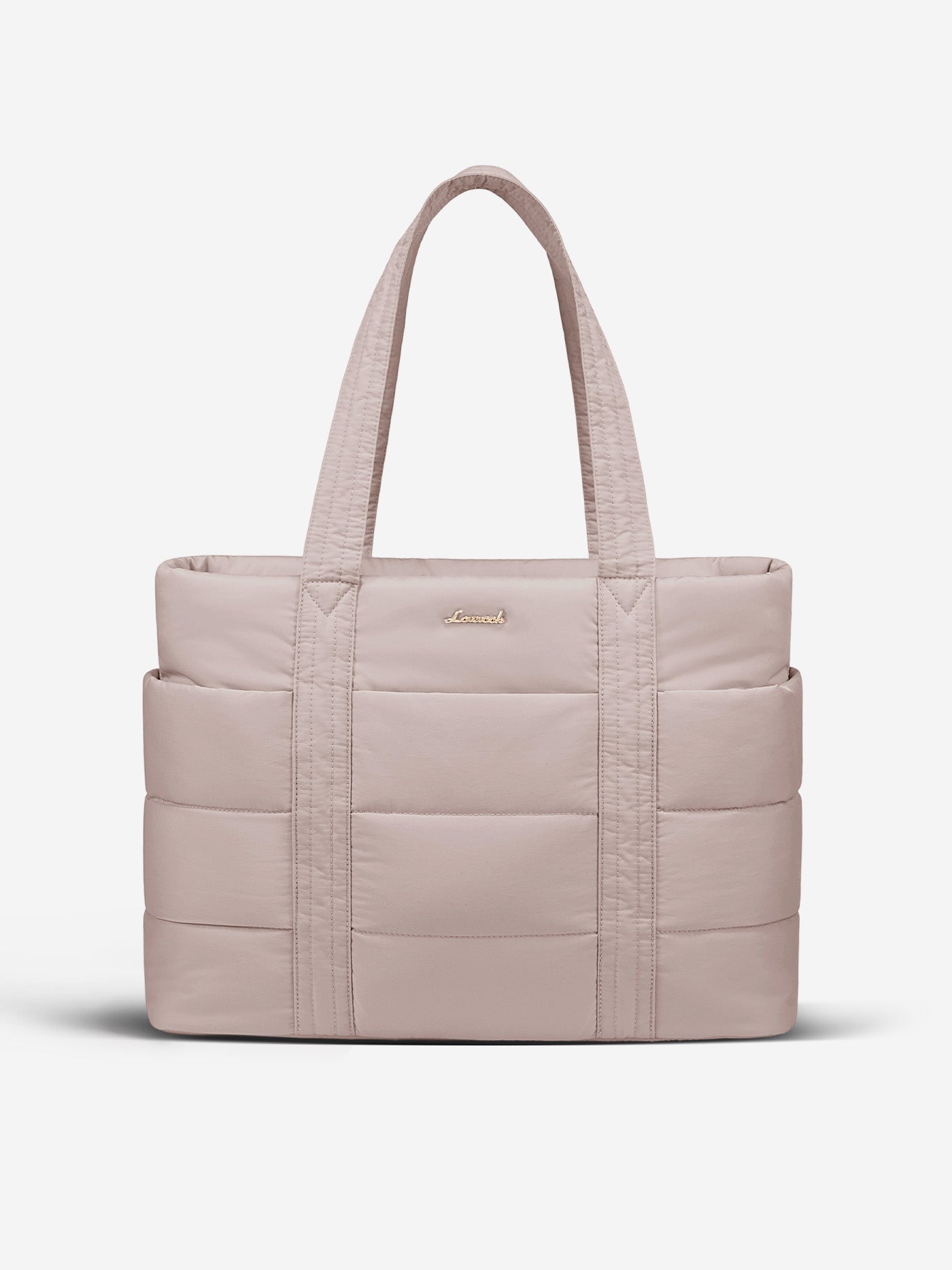 Large Puffer Work Tote Bag, 15.6" 17"