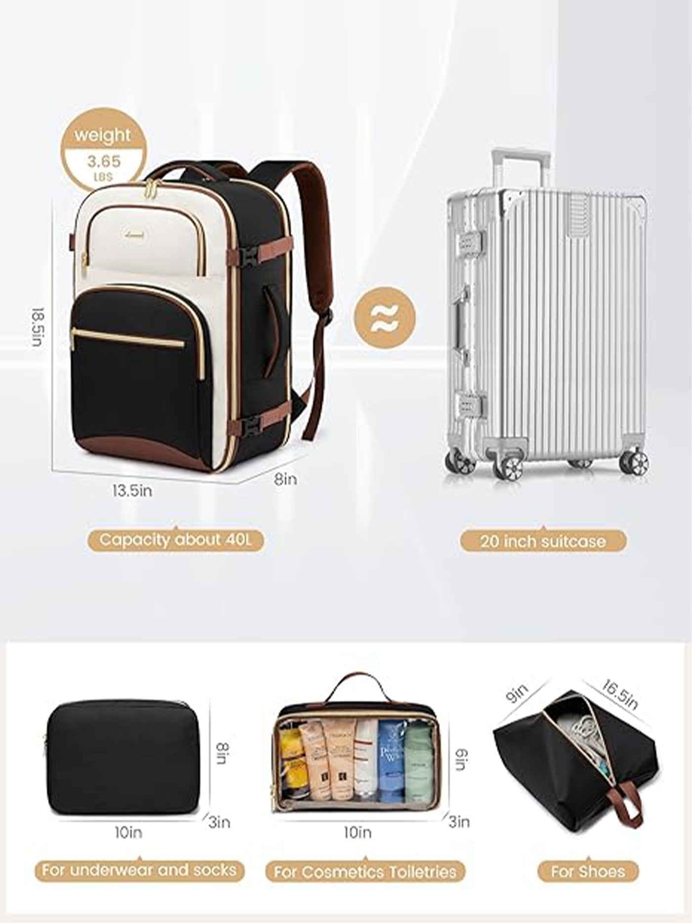 Travel Laptop Backpack 40L/50L