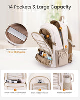 Large Capacity School Backpack, 15.6" 17.3", 4400