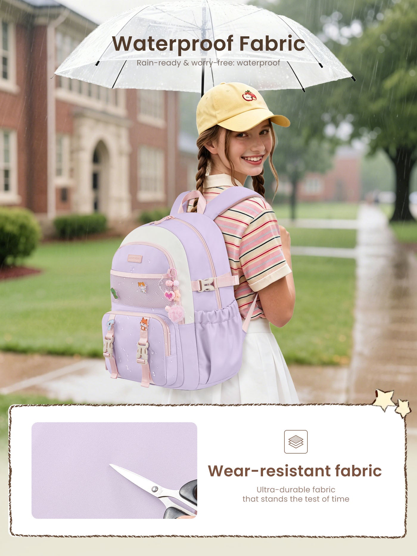 School Laptop Backpack, 5591 15.6" 17.3"