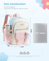 School Backpack 15.6" 17.3"，5667