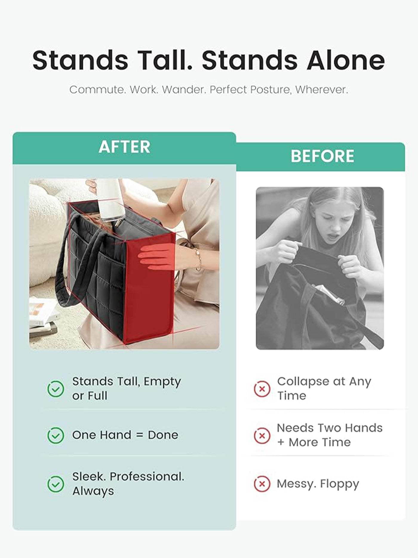 Puffer Work Handbag, 15.6" 17.3"