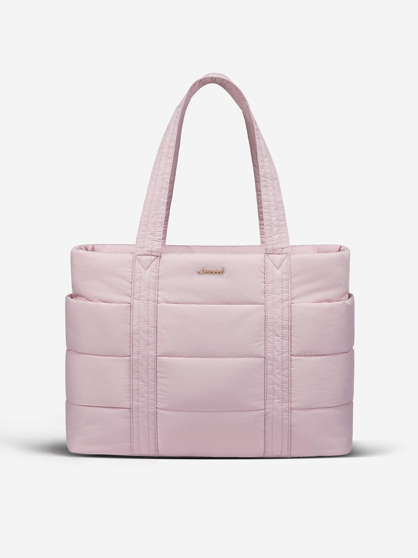 Large Puffer Work Tote Bag, 15.6" 17"