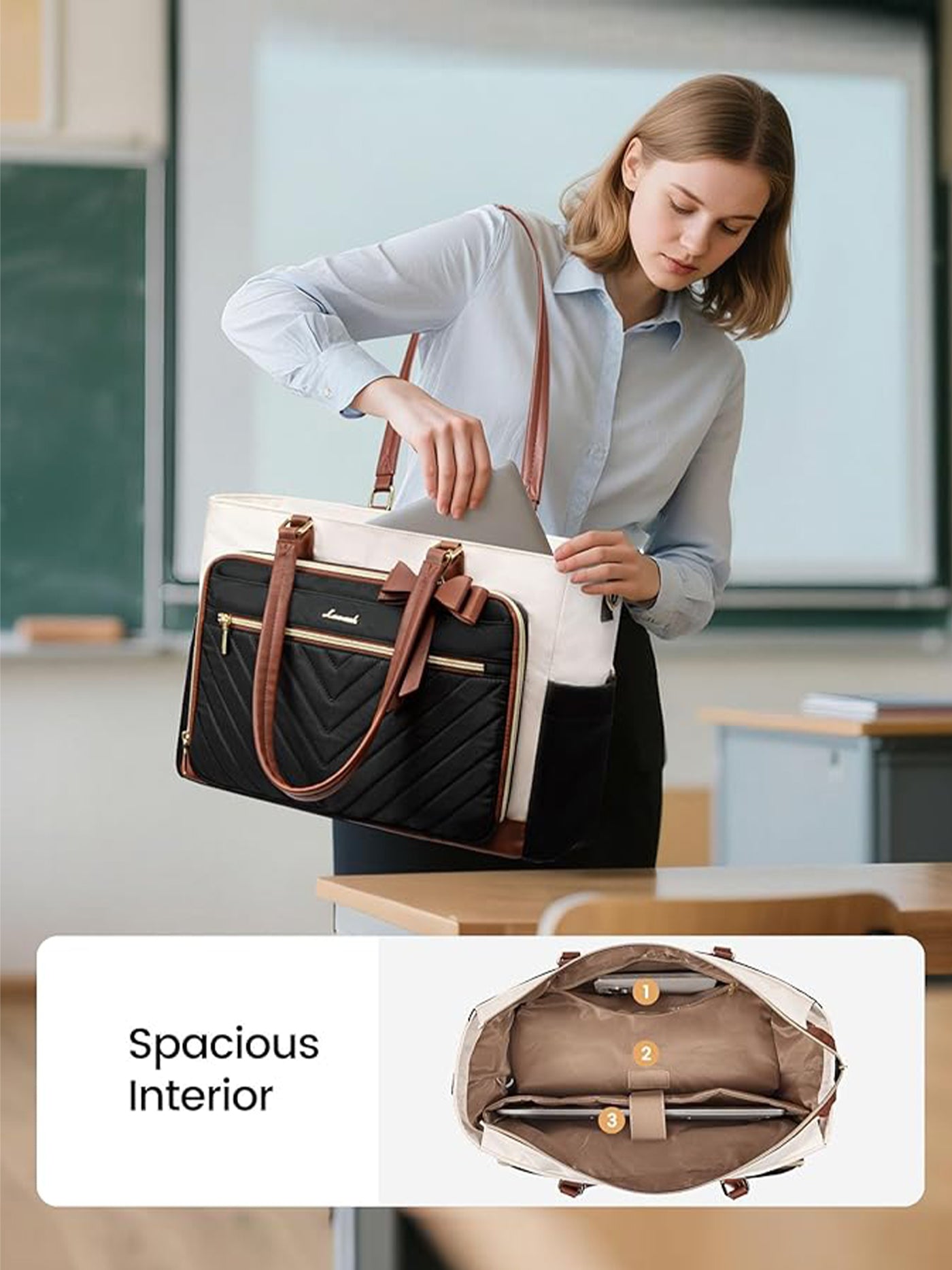 Lunch Tote Bag, 15.6" 17.3"