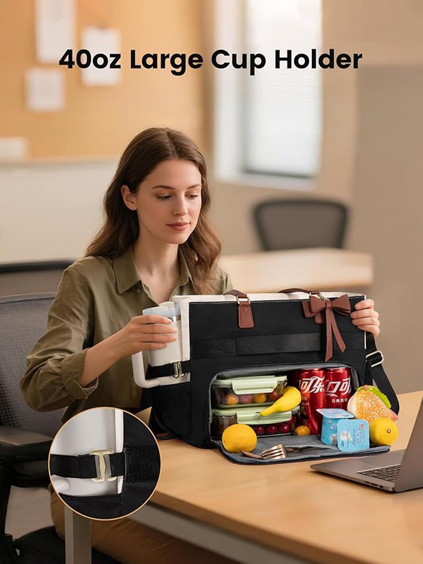 Lunch Tote Bag, 15.6" 17.3"