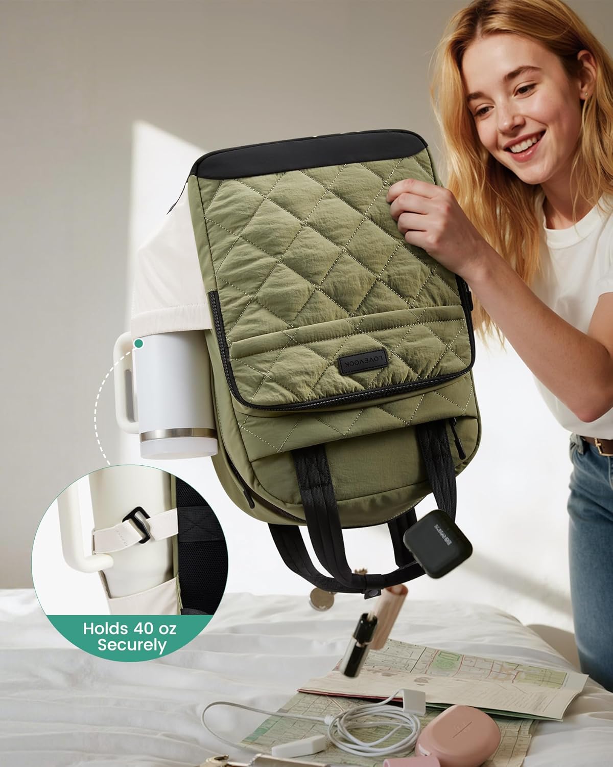 LOVEVOOK Travel Backpack 15.6" 17.3" 5382