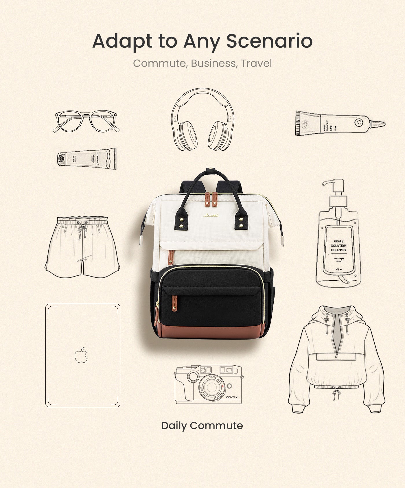 Lantana Laptop Backpack, 15.6" 17"