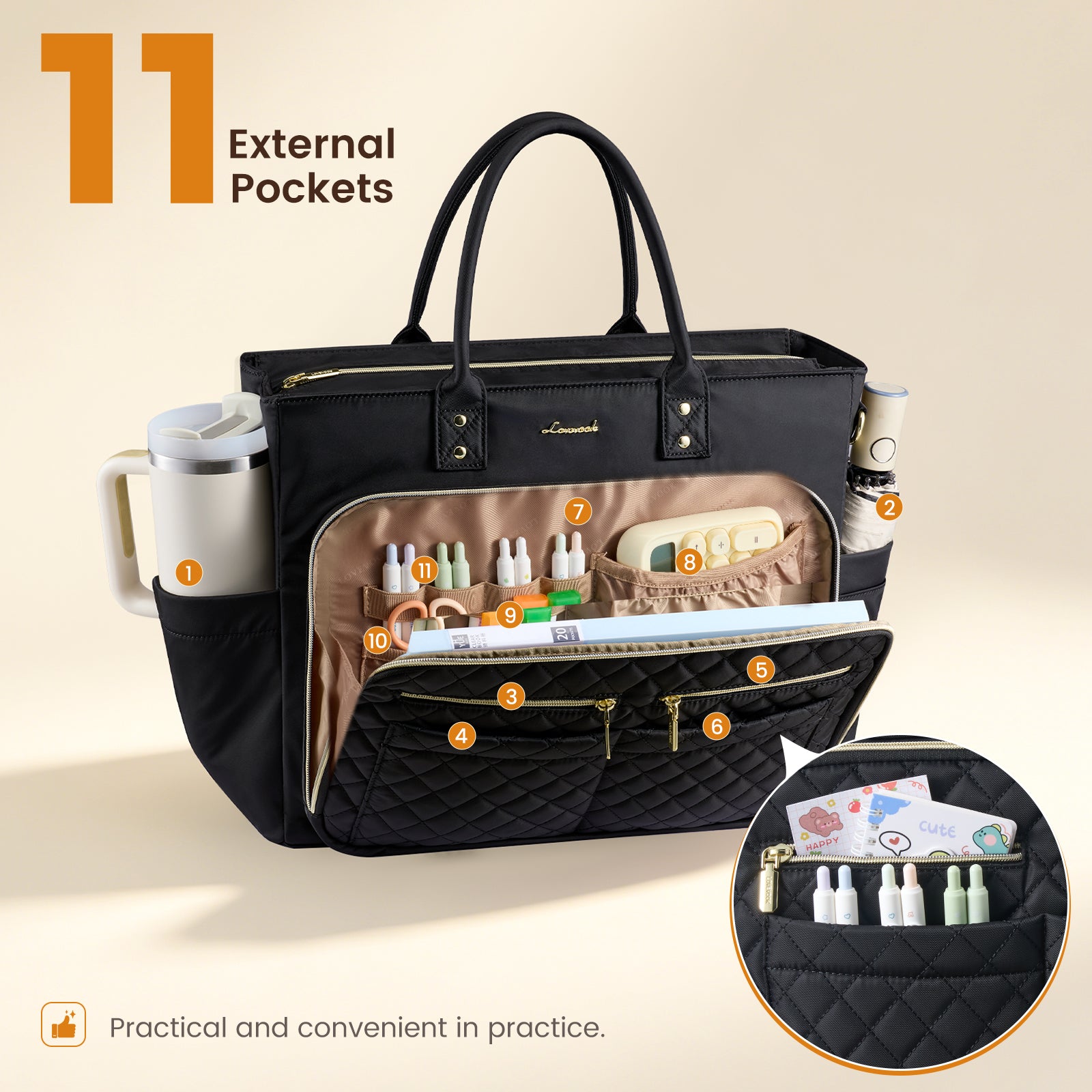 Laptop Tote Bag 15.6" 17.3",5776