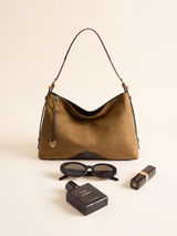 The Anchor Collection Hobo Bag, C0005, Brown