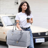 LOVEVOOK Travel Duffle Bag for Women, Weekender Overnight Bag with Shoe Compartment, Carry on Bag with Toiletry Bag, Gym Duffel Bag with Wet Pocket, Hospital Bags for Labor and Delivery 3 Pcs Set