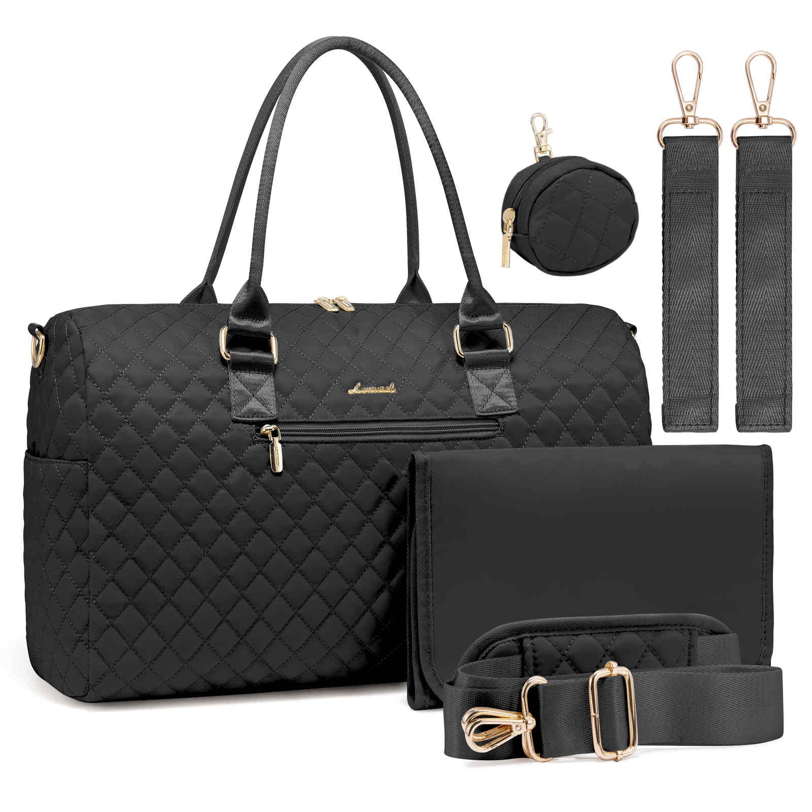 【未使用】Mothercart ラプレ 着替え用バッグブラックデニム下段のみ ちまき様専用】Mothercart ラプレ 着替え用バッグブラックデニム上段