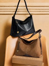 The Anchor Collection Hobo Bag, C0005, Black