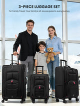 Carry On Luggage 22" 24" 28" (ONLY US)