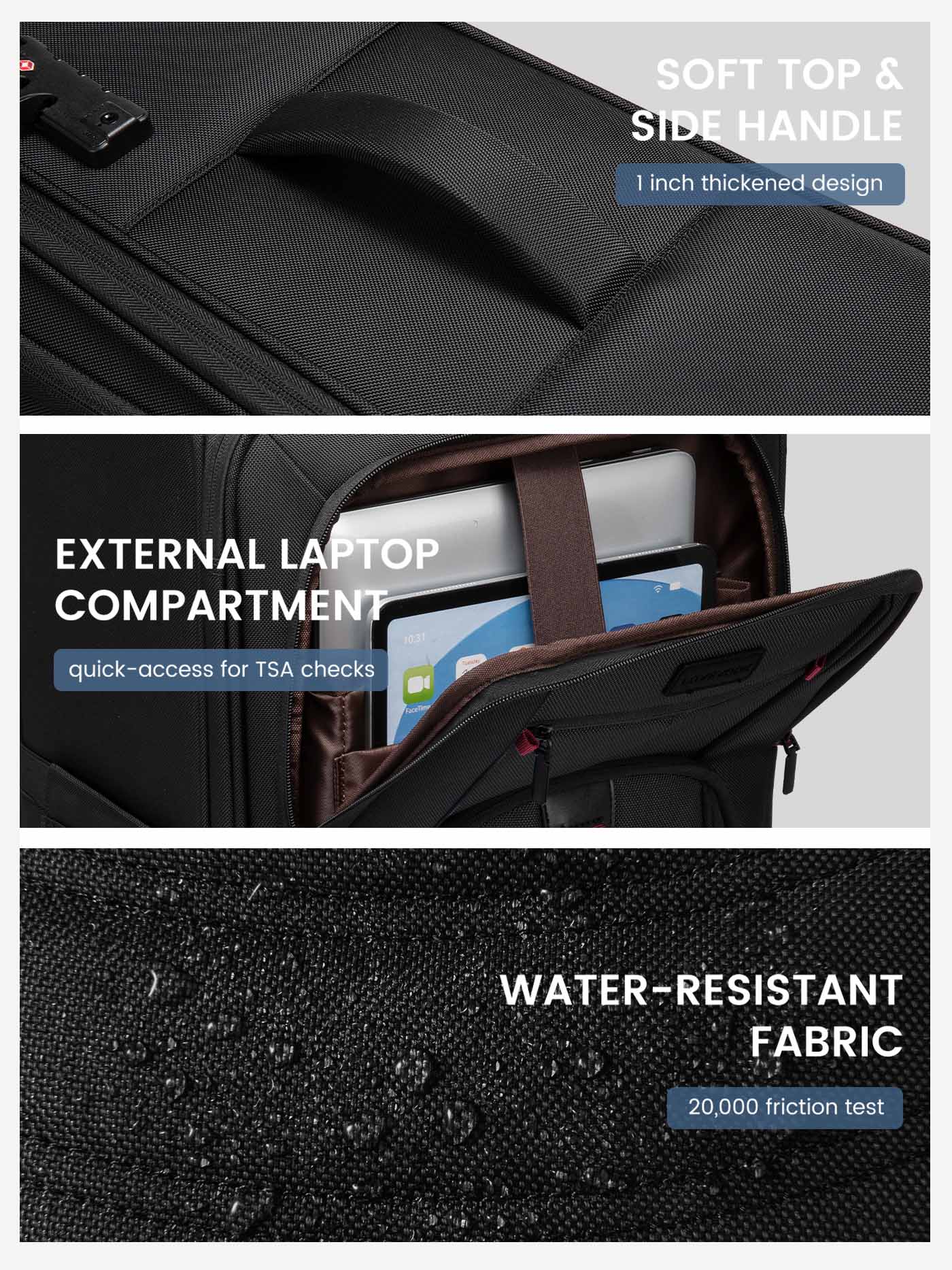 Carry On Luggage 22" 24" 28" (ONLY US)