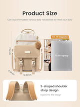 Casual School Backpack, 15.6", 4634