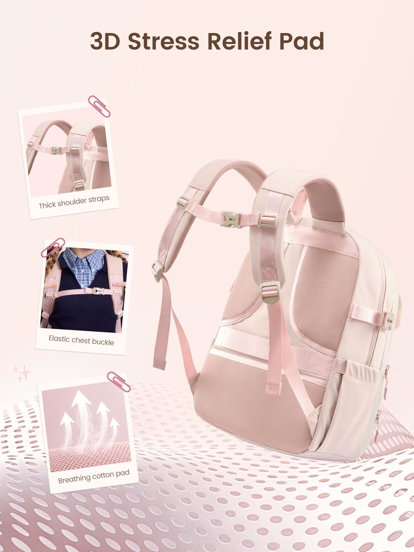 Cute School Backpack, 15.6", 4632