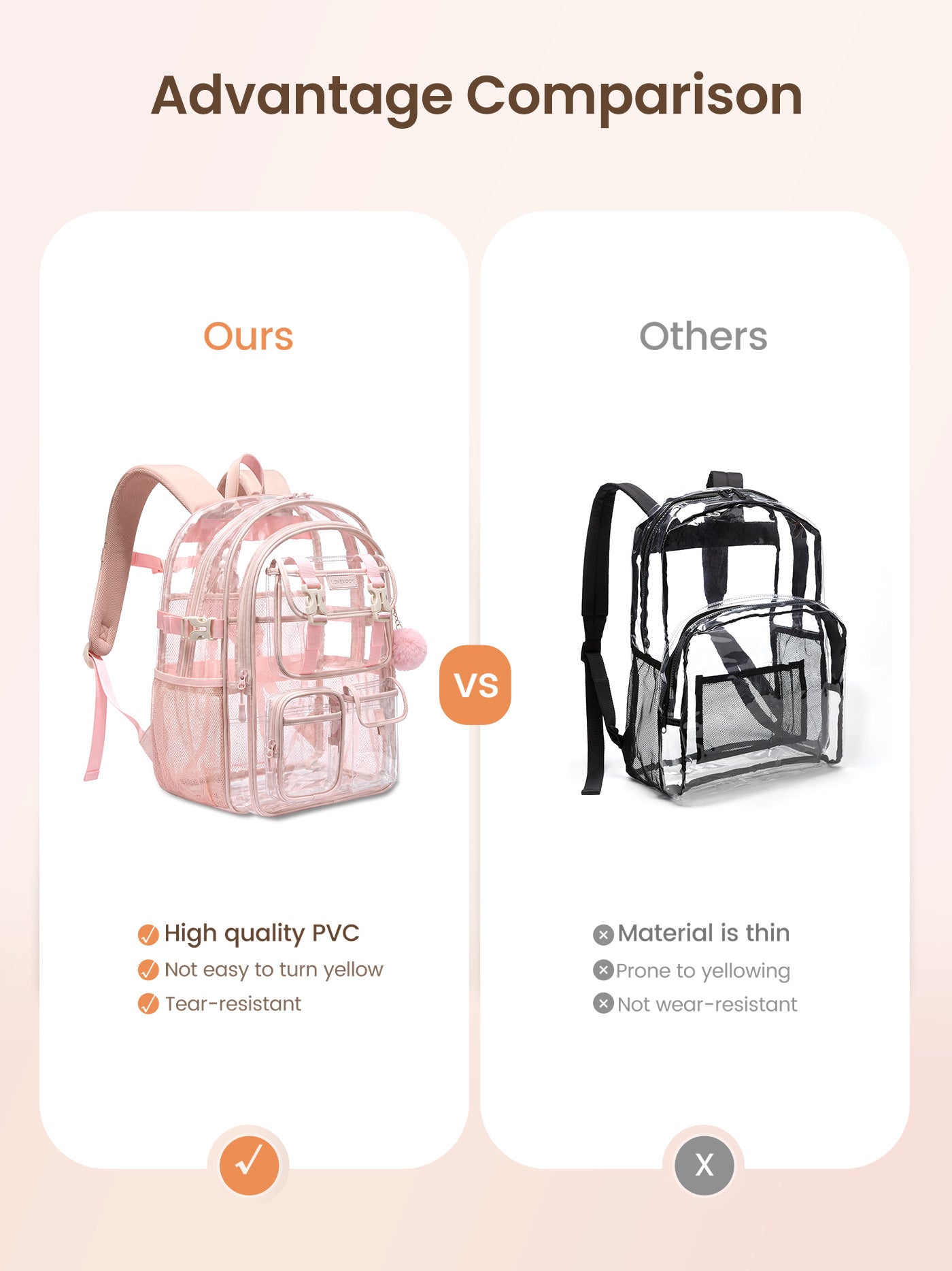 Cute School Backpack, 15.6", 4632