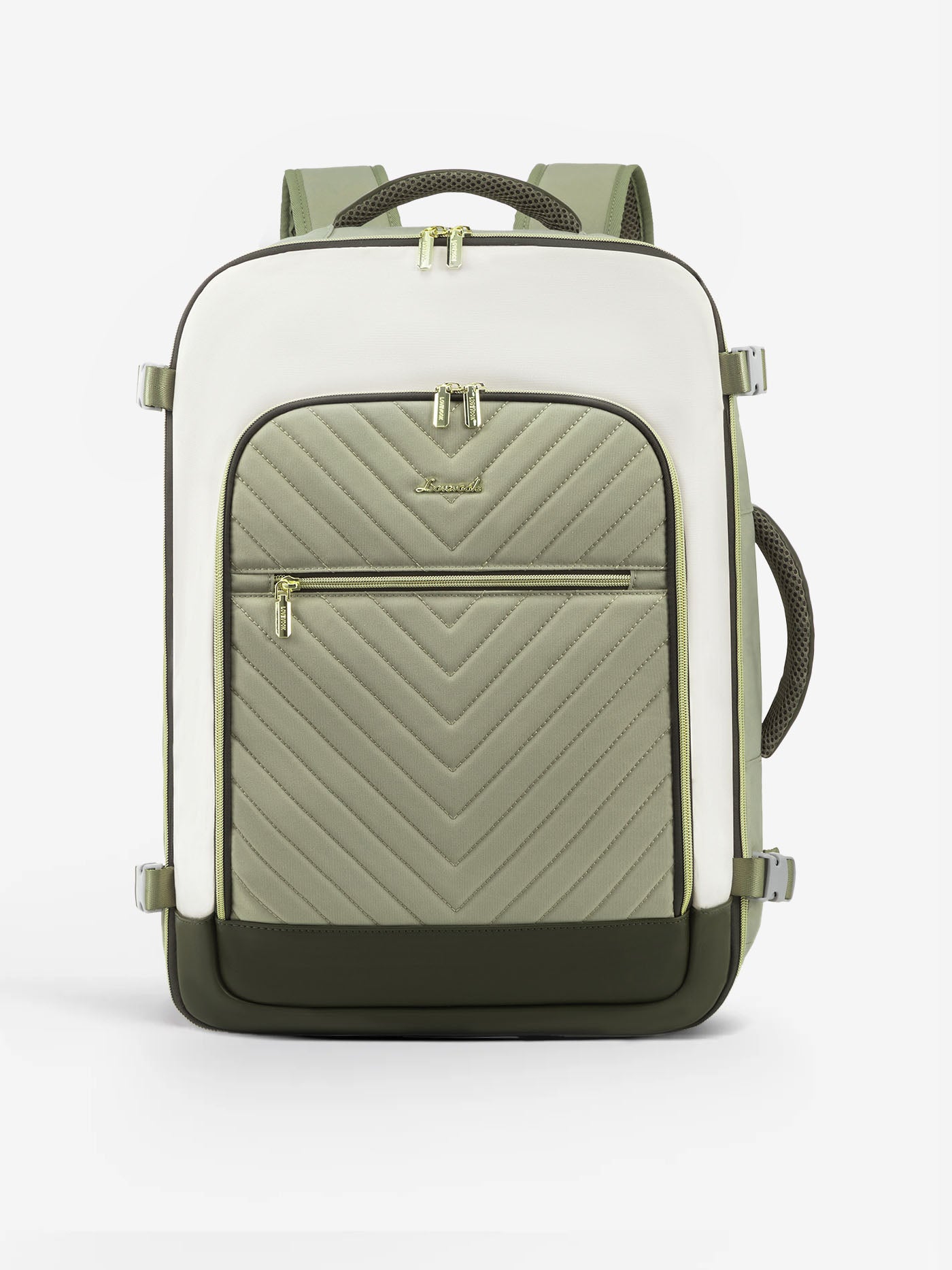 LOVEVOOK Travel Backpack 40L/50L TSA-Friendly Airline Approved with Packing Cubes, 40L / Light Green