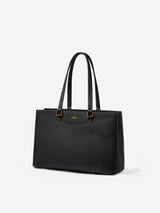 Elevate Top-Grain Leather Tote--100% Cowhide