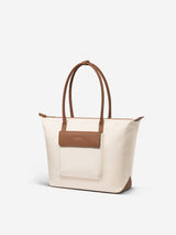 Grace Laptop Tote, Cream Brown (US ONLY)