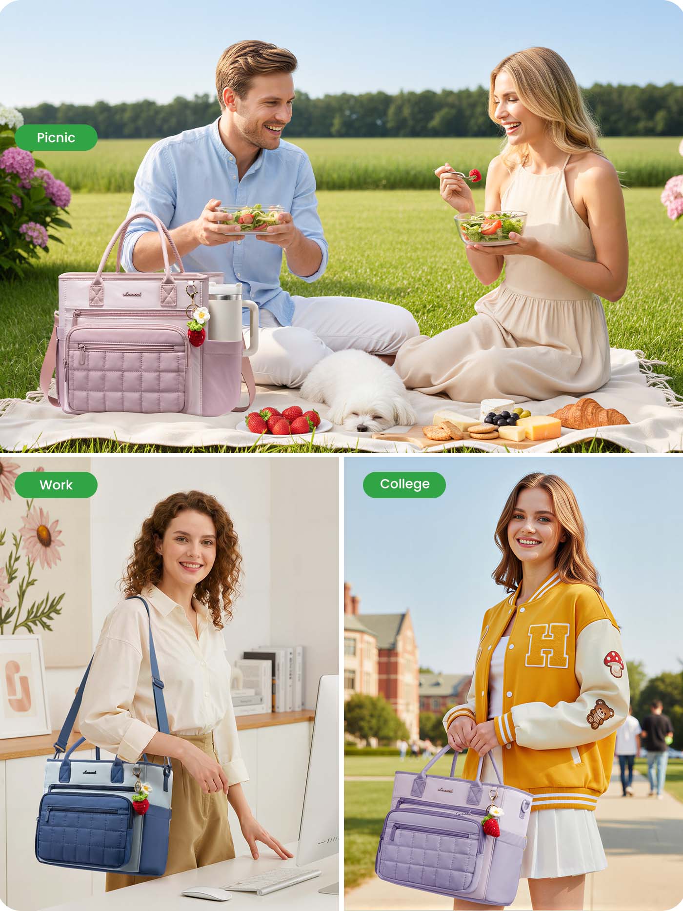 LOVEVOOK Insulated Lunch Bag 13L/18L 5781