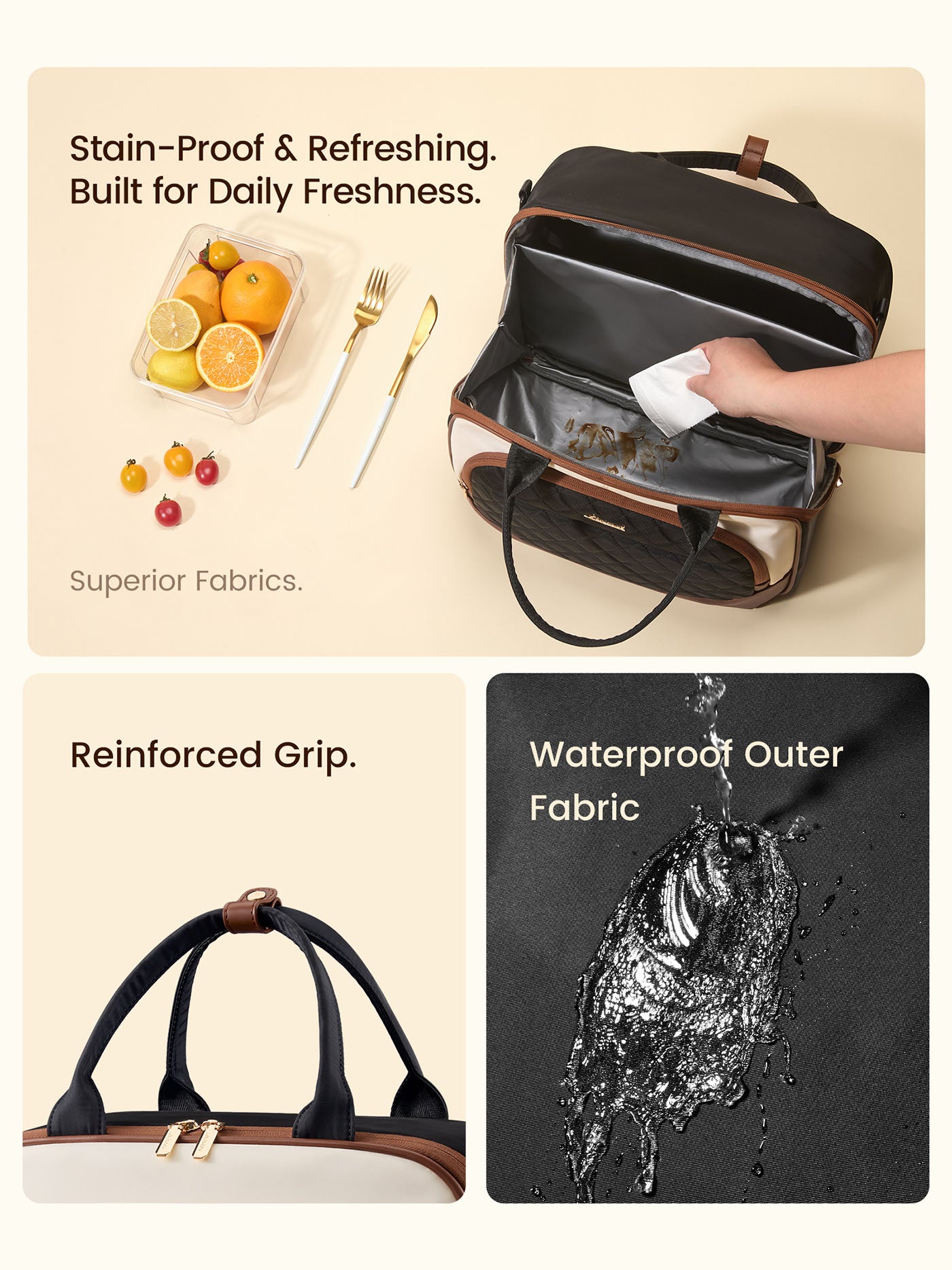 Insulated Lunch Cooler Tote 15.5L/19.6L