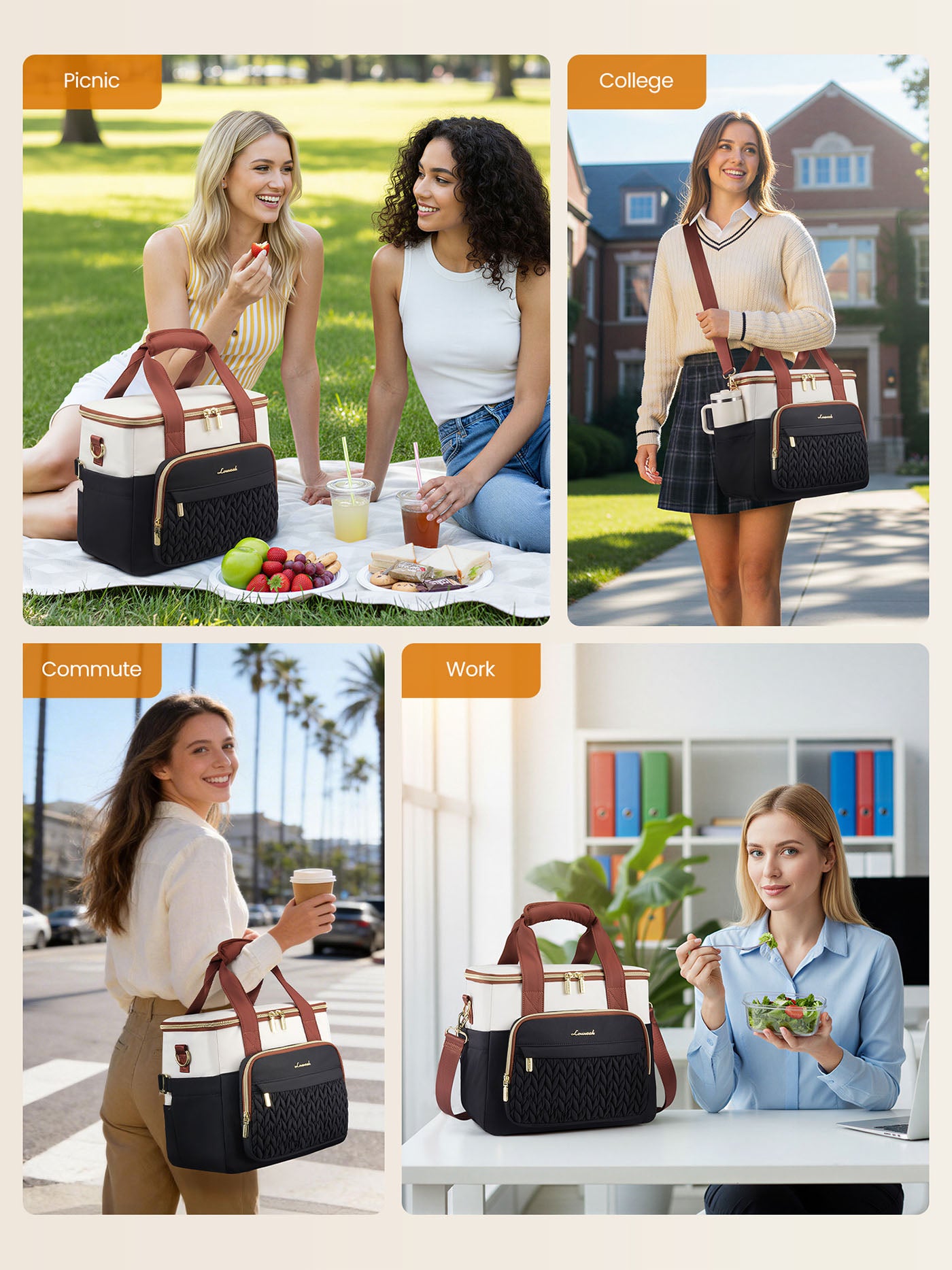 Insulated Lunch Tote Bag 13L/18L