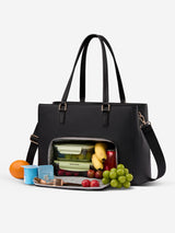Leather Laptop Lunch Bag 15.6" 17.3"