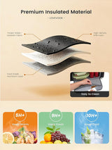 Lunch Compartment Laptop Tote Bag 15.6" 17.3"