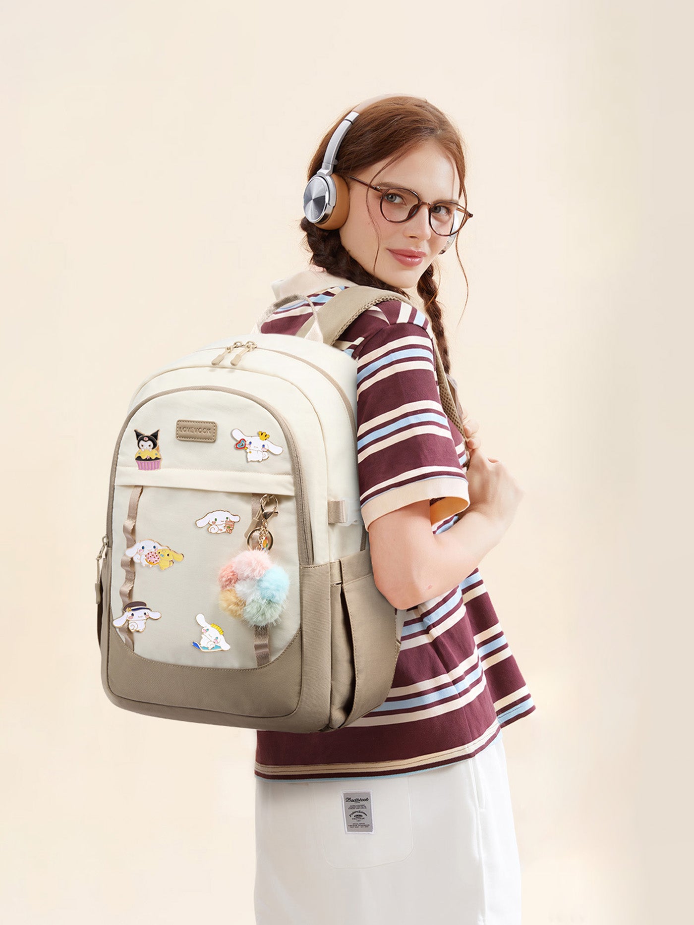 Cute School Backpack, 15.6", 5010