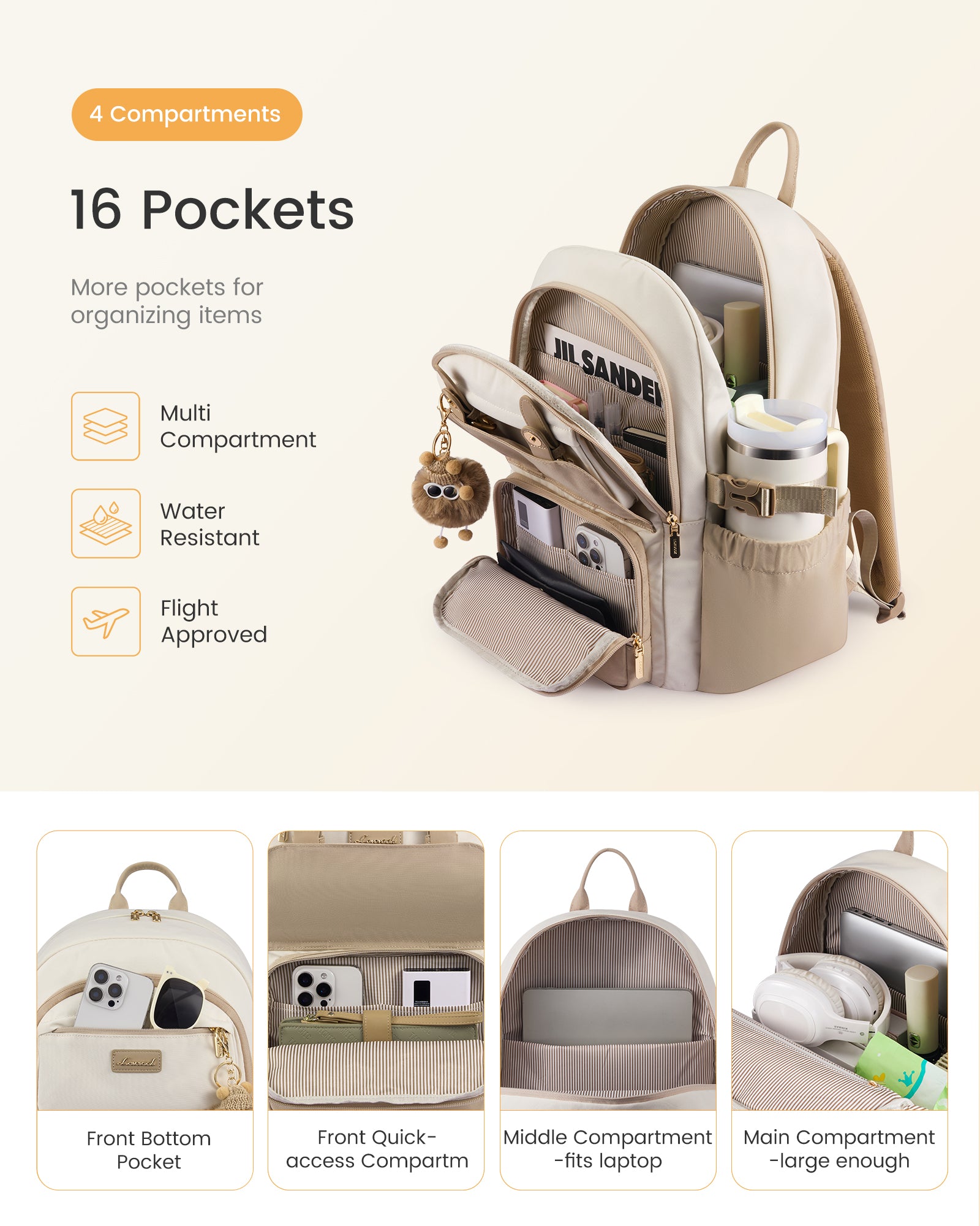 School Backpack 15.6" 17.3"，5575