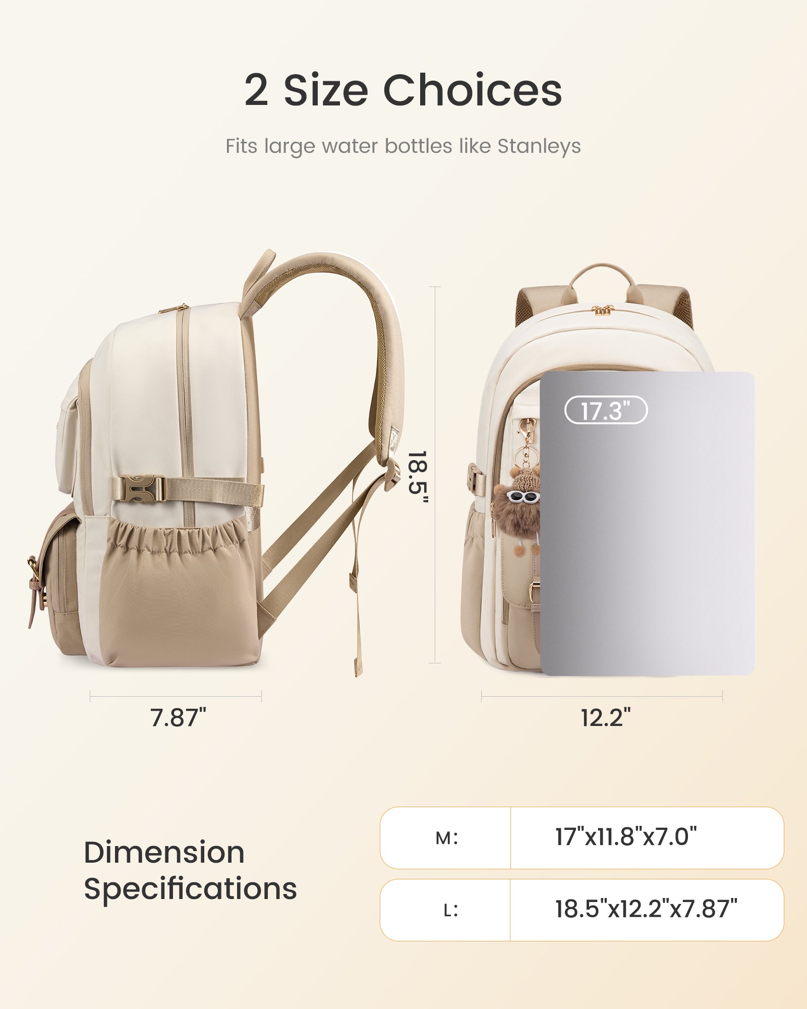 School Backpack 15.6" 17.3"，5575