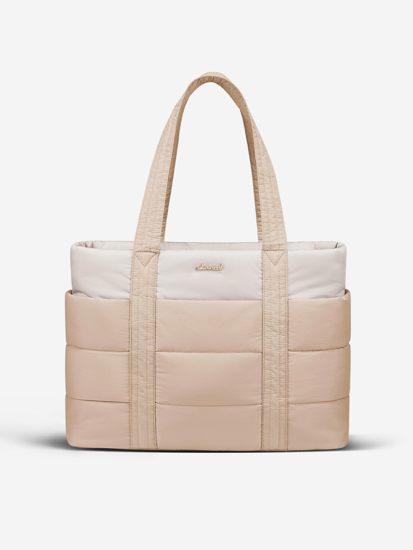 Large Puffer Work Tote Bag, 15.6" 17"