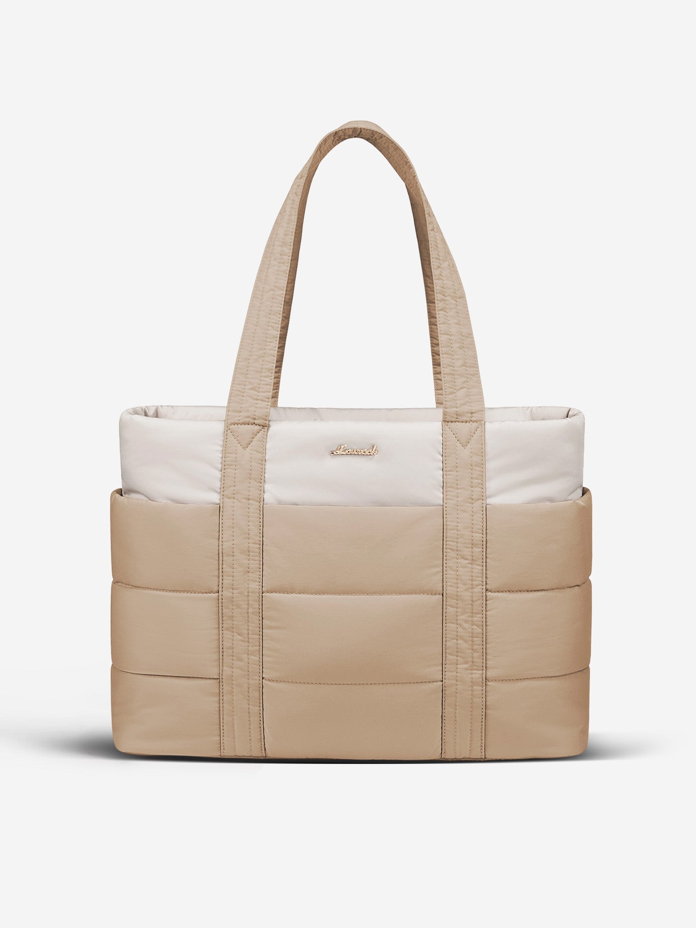 Large Puffer Work Tote Bag, 15.6" 17"