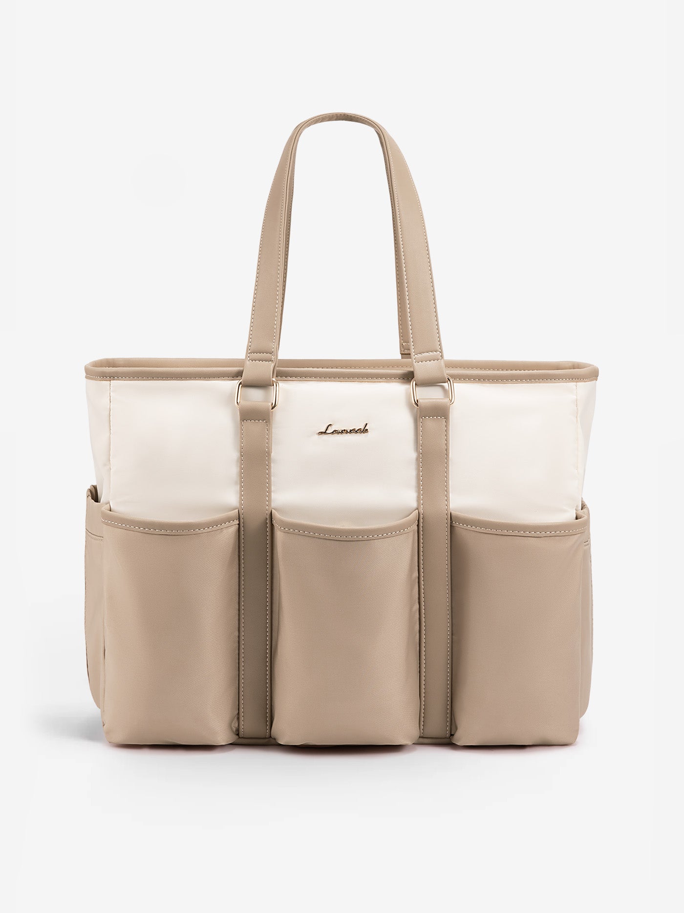 LOVEVOOK Multi-Pocket Laptop Tote & Shoulder Bag 15.6