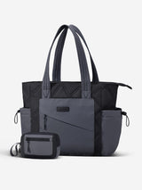 2Pcs Quilted Puffer Tote Bag, 15.6" 17.3"