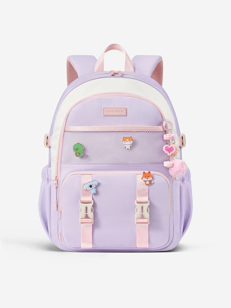 APPLAUSE パッチワークリュック School Laptop Backpack, 5591 15.6