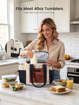 Quilted Insulated Lunch Bag 15L/18L