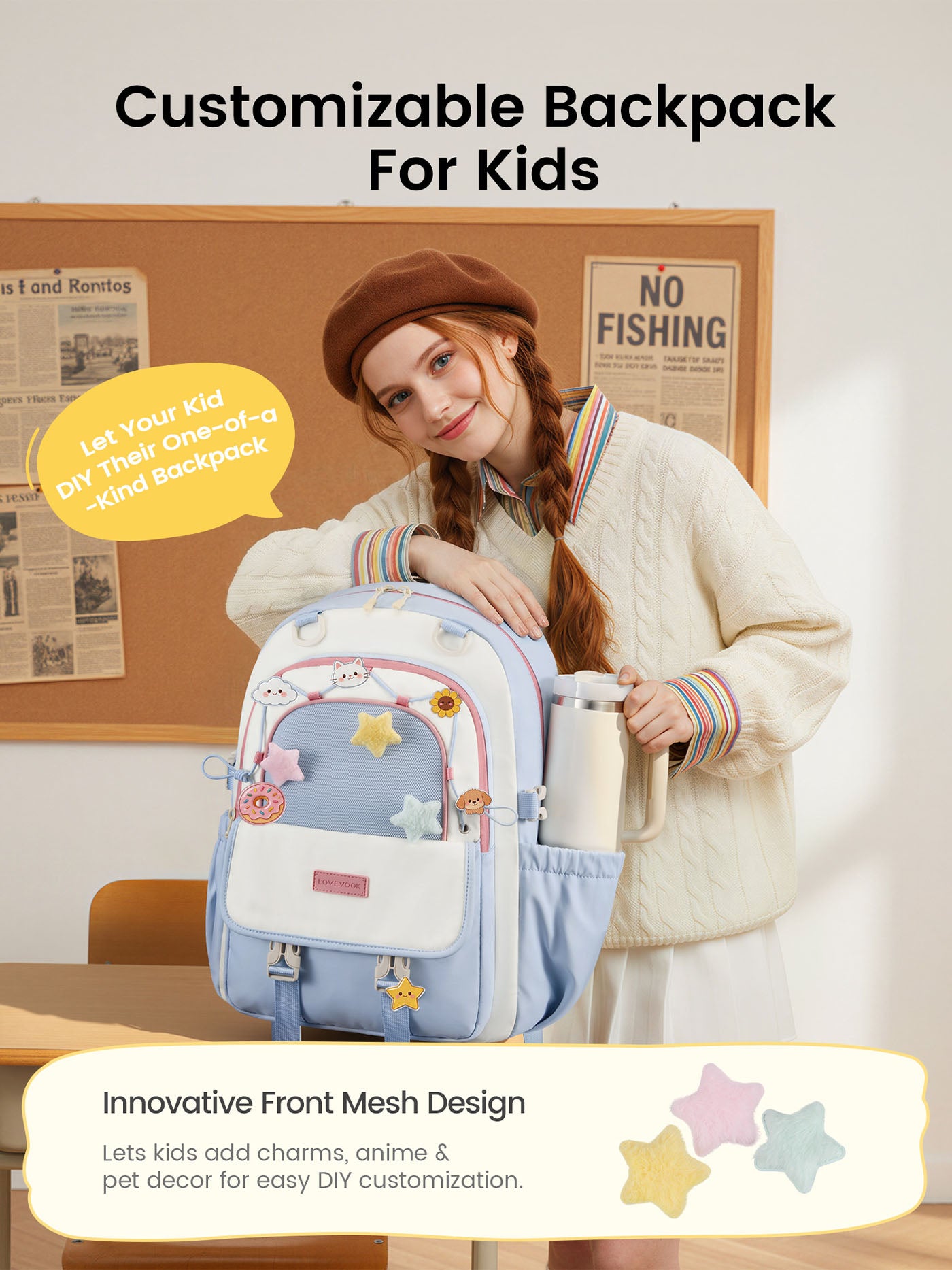 School Backpack，5590